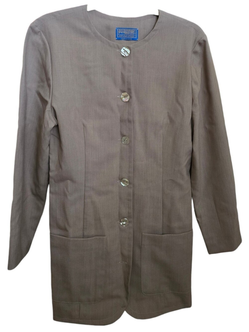 PENDLETON Vintage Wool Jacket Blazer Brown Womens Size Small